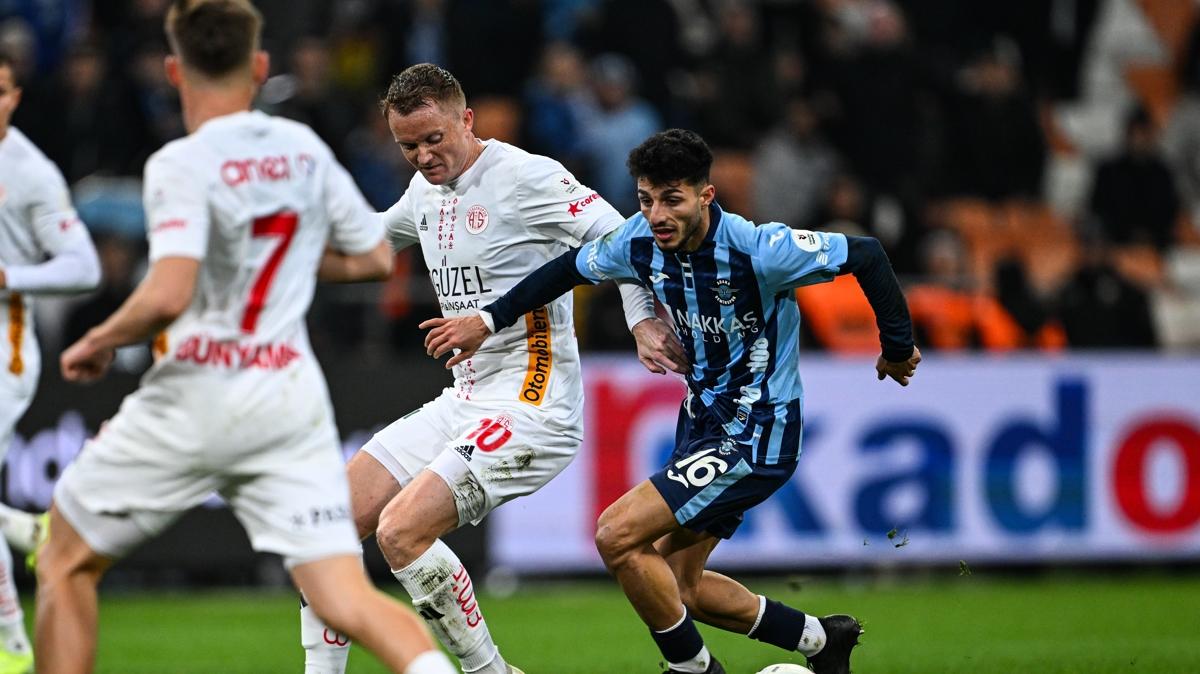 Adana Demirspor ile Antalyaspor puanlar paylat