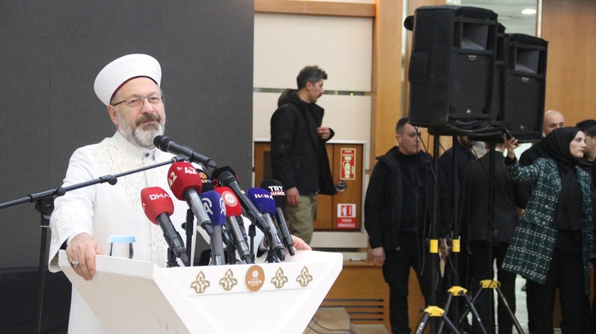 Diyanet leri Bakan Erba: Bu yl aile konusunda daha fazla hutbe hazrlayacaz 