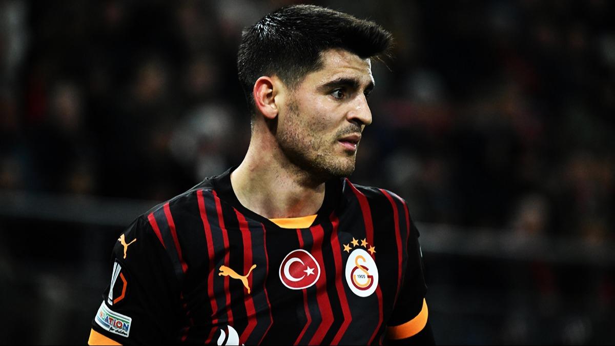 Galatasaray'dan aklama geldi! Morata'nn durumu belli oldu