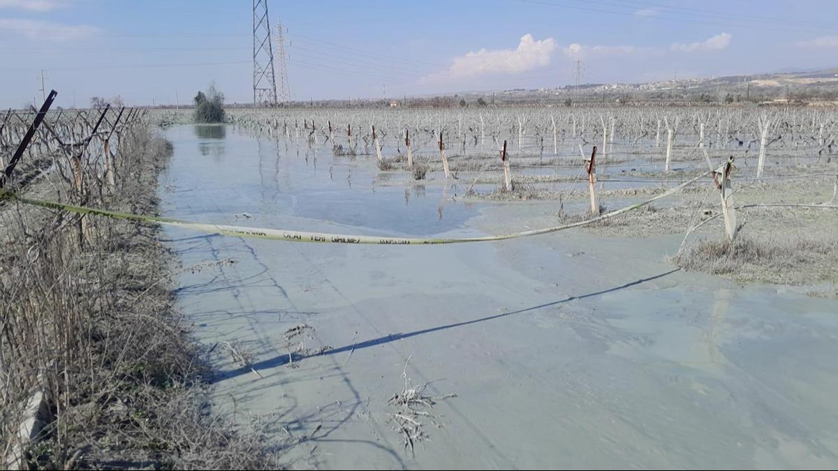 Alaehir'de gaz sznts tehlikesi: Artezyen kuyusu bomba gibi patlad!  