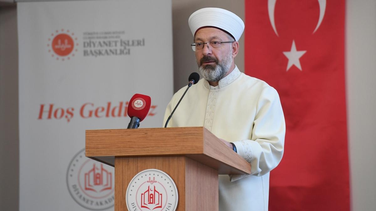 Diyanet leri Bakan Erba: Byk bir zveriyle eitim faaliyetleri gerekletiriyoruz