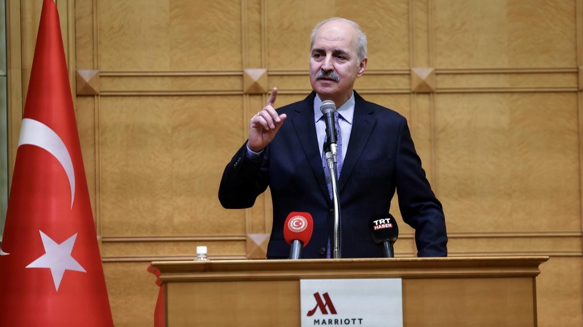 TBMM Bakan Kurtulmu: Trk toplumunun ortak hedeflere ynelmesi gerekiyor 