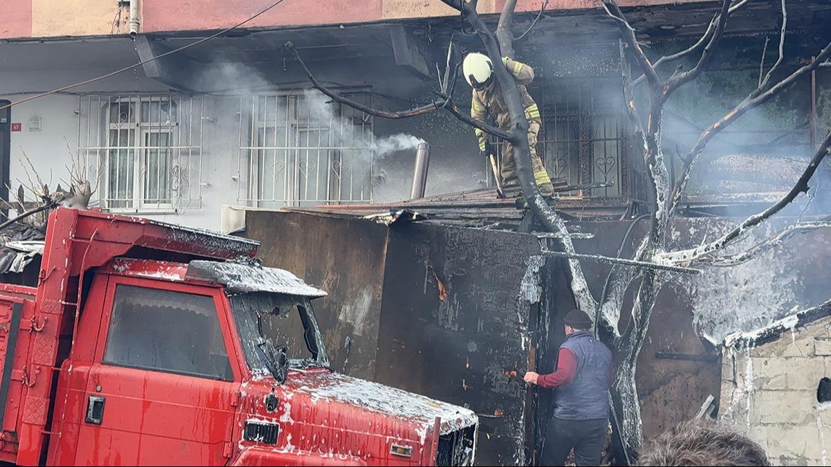 Baakehir'de apartman yangnnda mahsur kalan 15 kii kurtarld