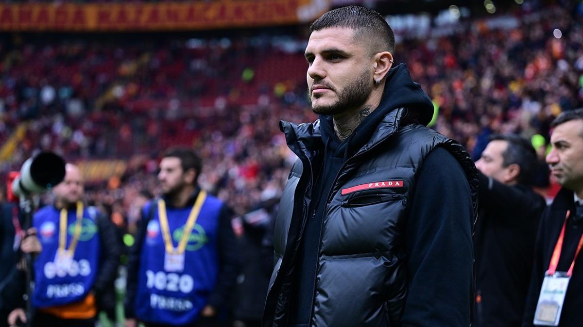 stanbul'a geldi! Mauro Icardi'den derbi ncesi paylam