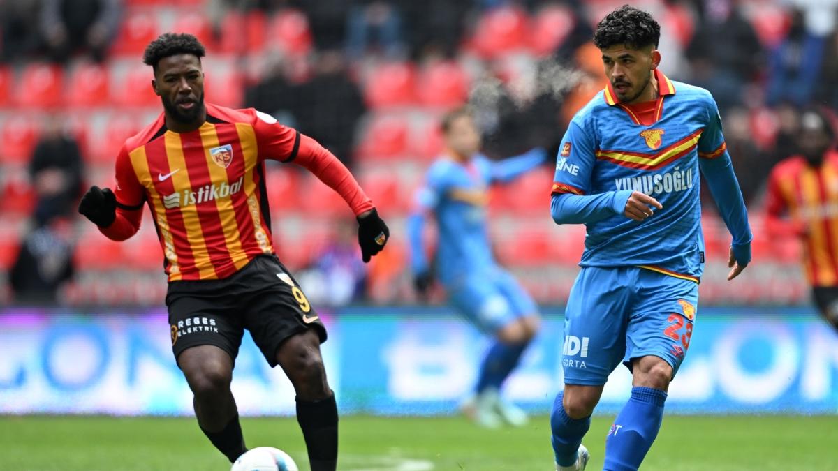 Kayserispor'dan kritik 3 puan