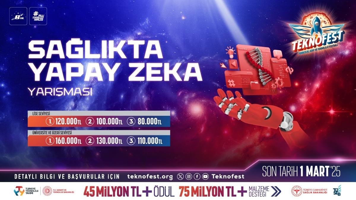 Gelecein salk zmleri TEKNOFEST genleri tarafndan ekillenecek