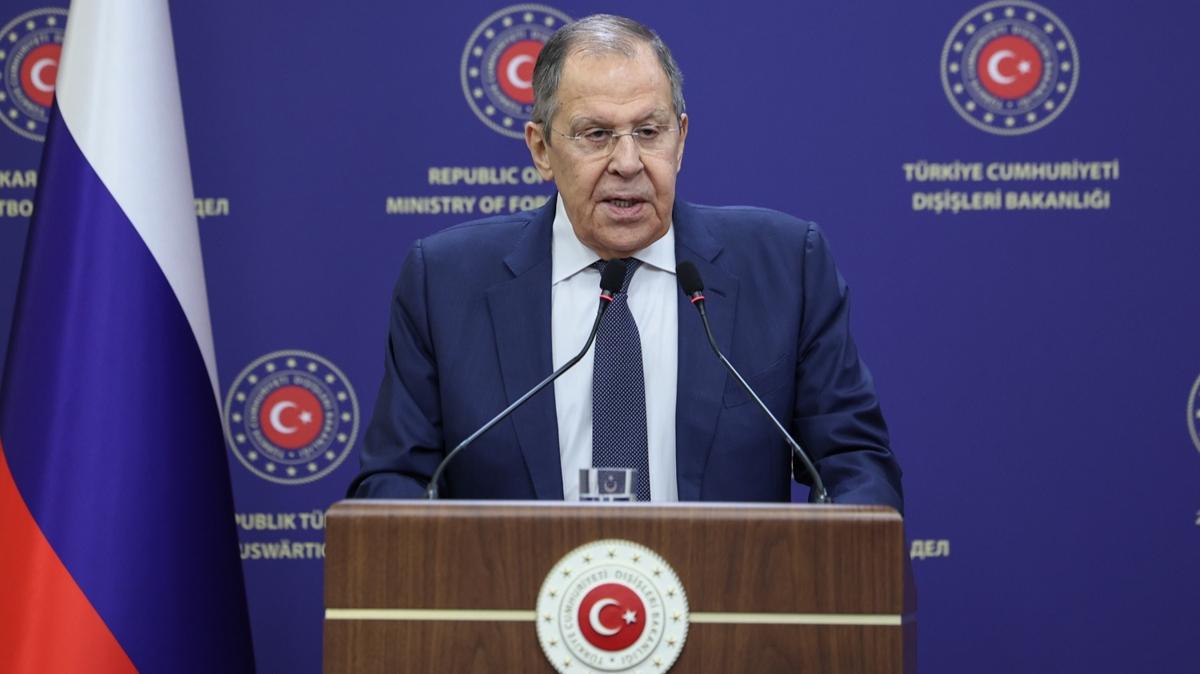 Lavrov: Trkiye ile btn alanlarda temas halindeyiz