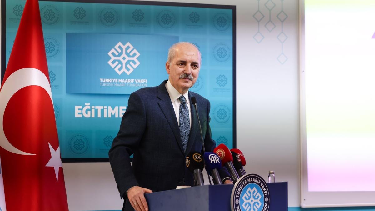 TBMM Bakan Kurtulmu: Anadolu irfannn dnyaya tam da retilecei bir zamandayz