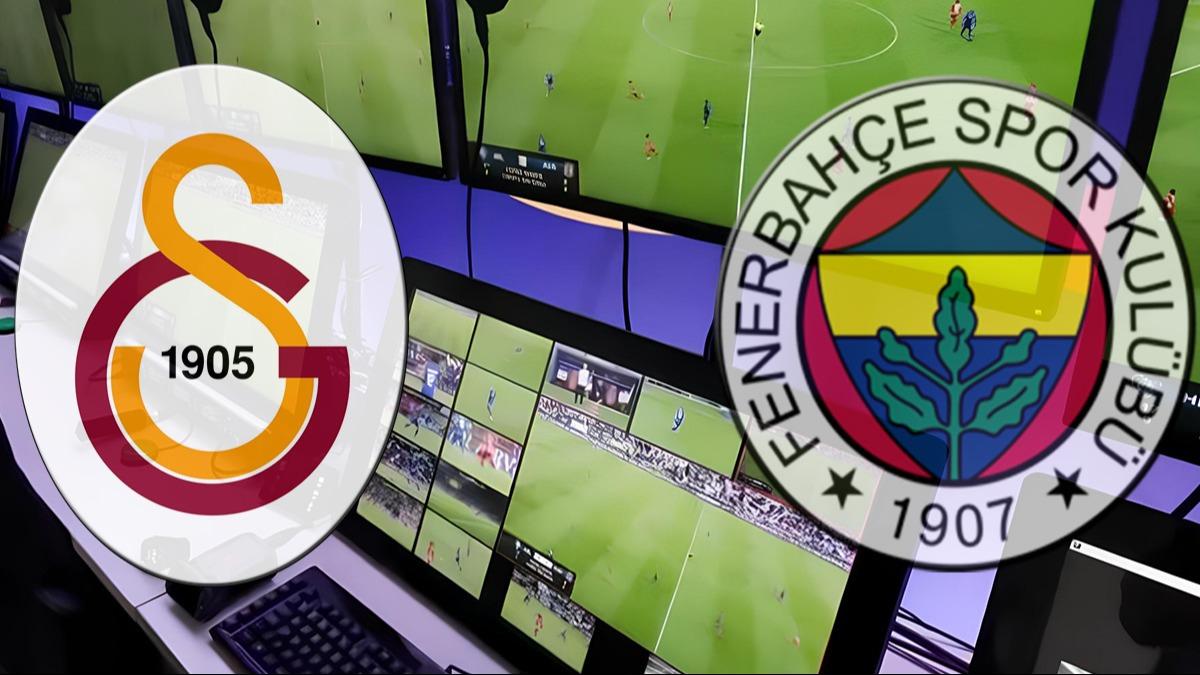 TFF'den beklenen aklama geldi! te Galatasaray-Fenerbahe derbisinin VAR hakemi