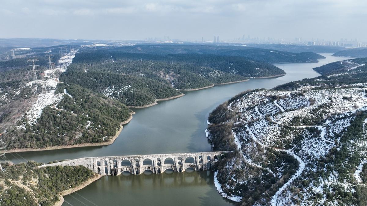 stanbul'da barajlardaki doluluk oran yzde 72'ye ykseldi