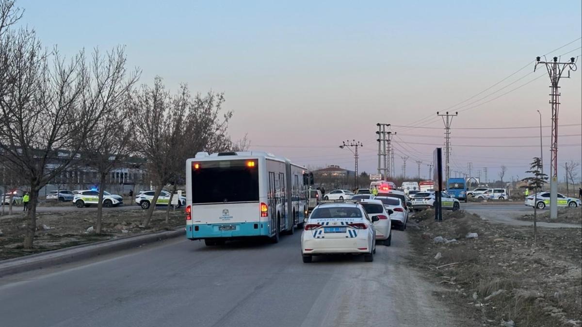 Konya'da trafik kazasnda 1 polis ehit oldu