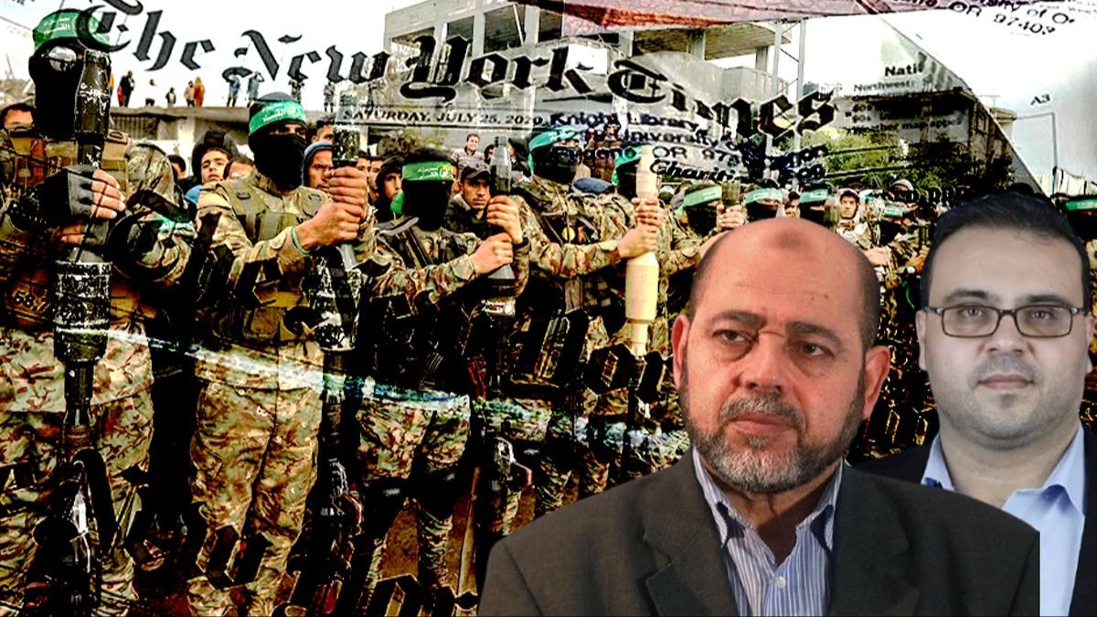 New York Times, Hamas yetkilisinin ifadelerini arptt! Aklamada net mesaj