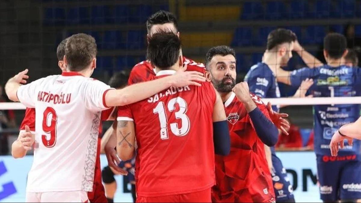 Spor Toto, CEV Erkekler Challenge Kupas'na yar finalde veda etti