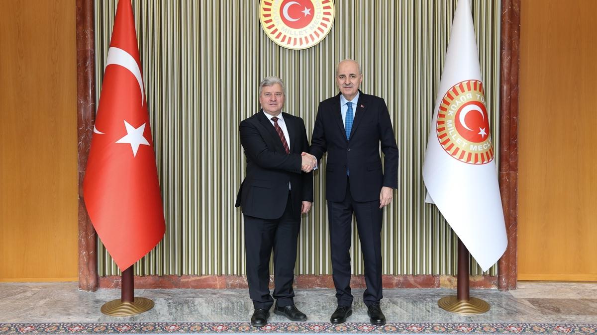 TBMM Bakan Kurtulmu, Ivanov ile grt