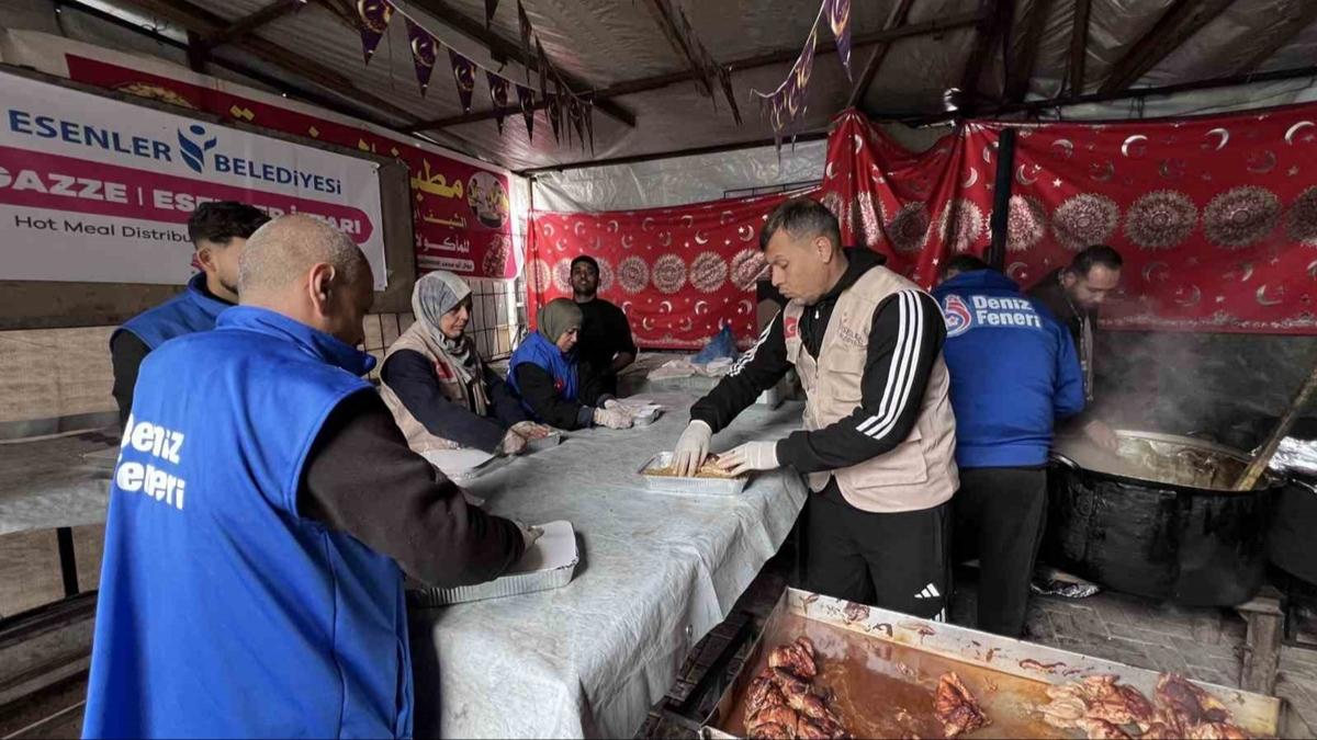 Esenler'den Gazze'ye Ramazan bereketi