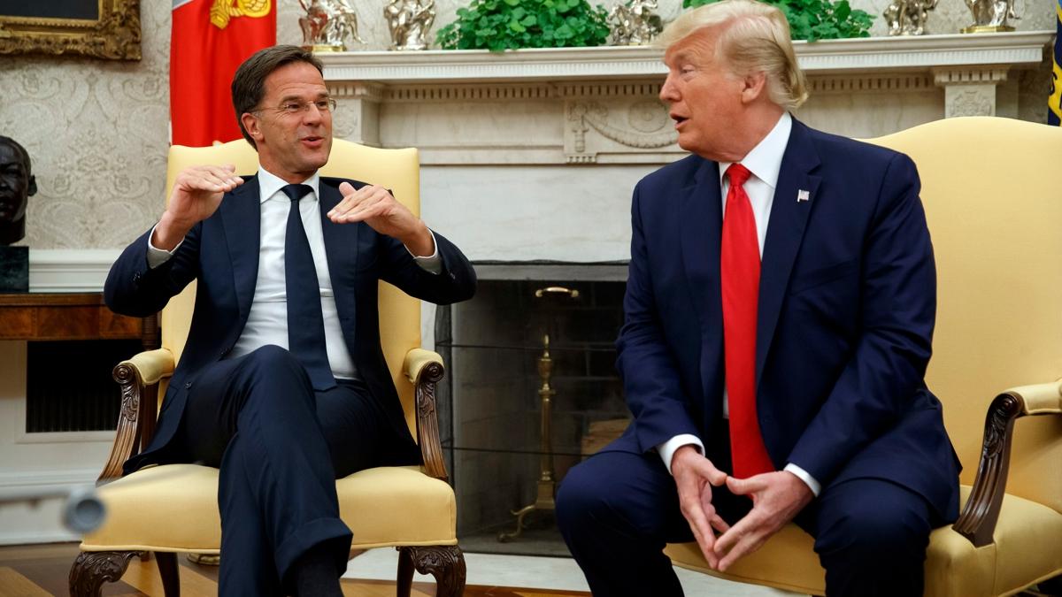 Rutte, Trump ile grt: ABD ve NATO gleniyor