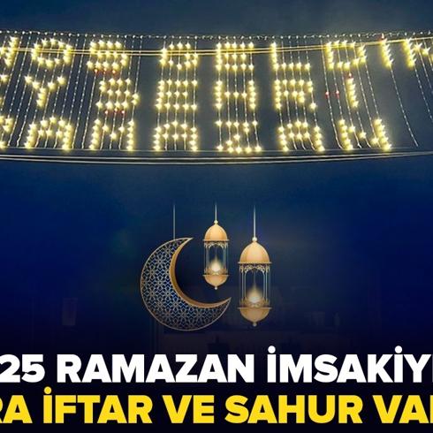 2025 İmsakiye | Ankara'da iftar saat kaçta? Diyanet Ramazan İmsakiyesi 2025: Ankara sahur ve iftar vakitleri