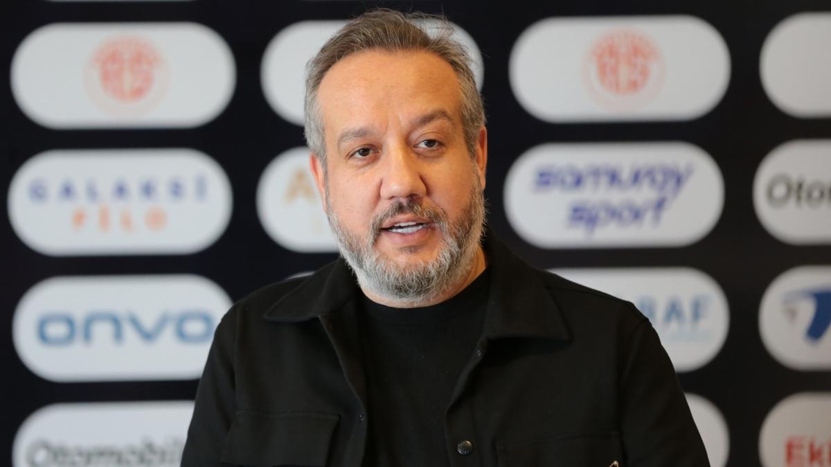 Antalyaspor Bakan Boztepe: Malarmz kendi evlatlarmz ynetmeli