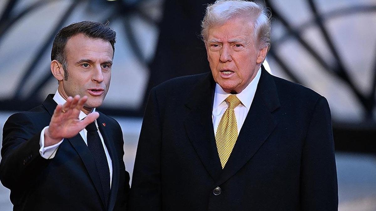 Trump geri adm atmyor! Macron: ok az umutla ayrldm