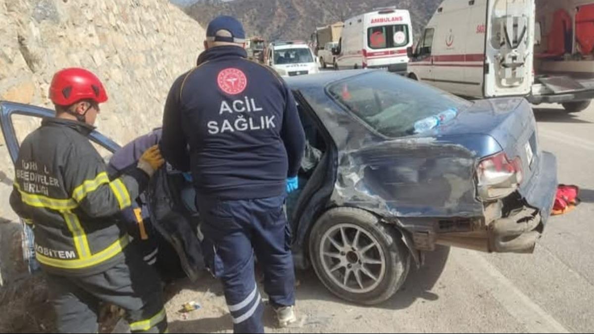 orum'da korkutan kaza: 3 kii yaraland