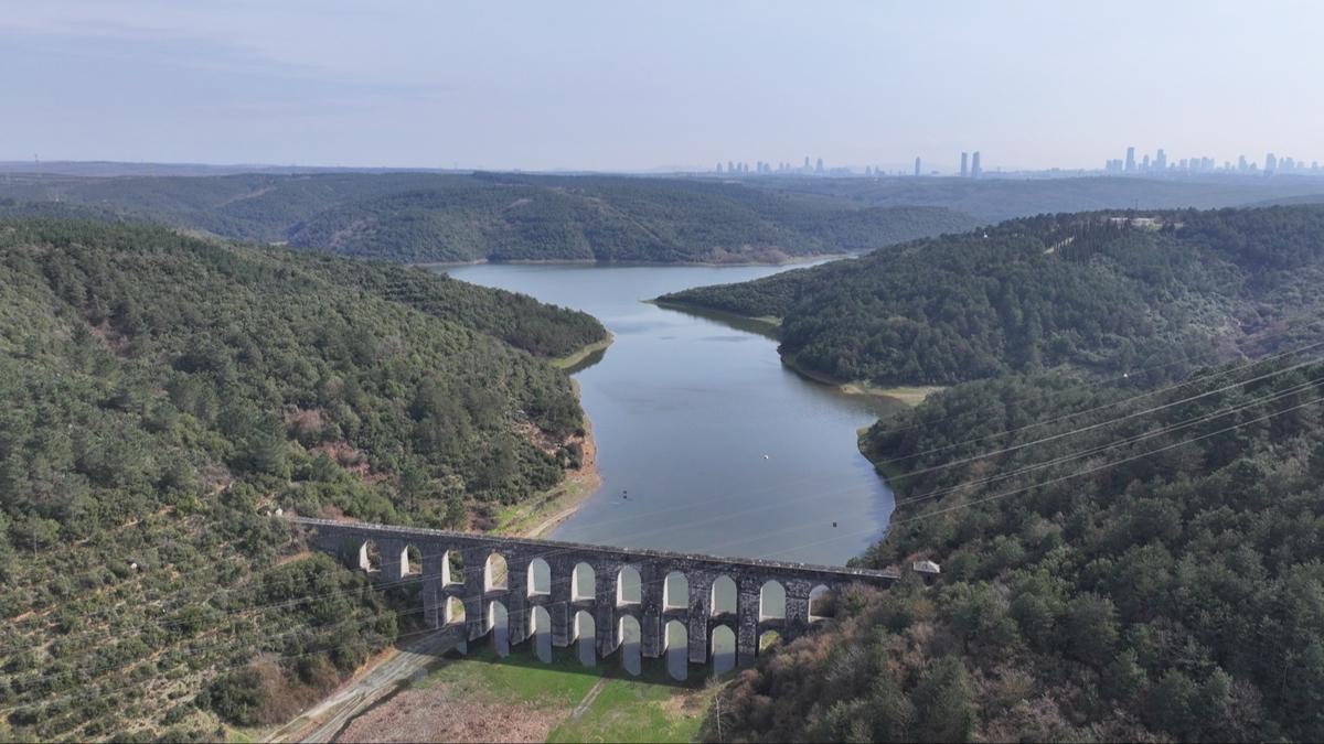 stanbul'da barajlarn doluluk oran yzde 75,73 oldu