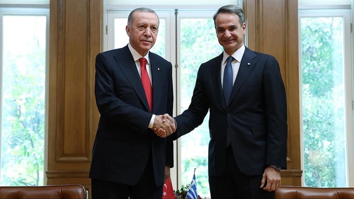 Cumhurbakan Erdoan, Yunanistan Babakan Miotakis ile grt