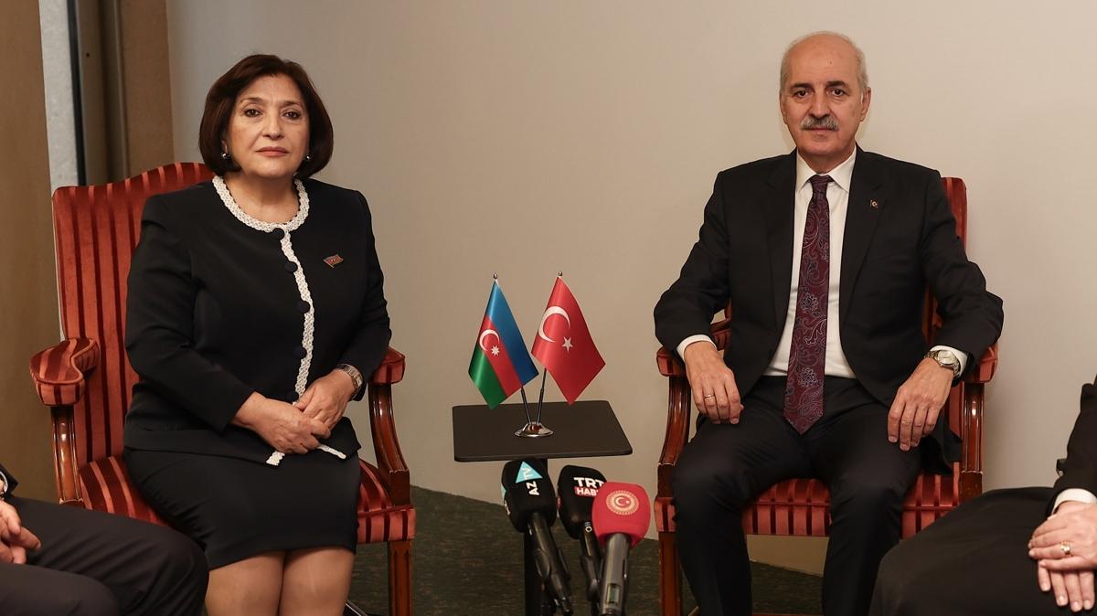 TBMM Bakan Kurtulmu, Gafarova ile grt