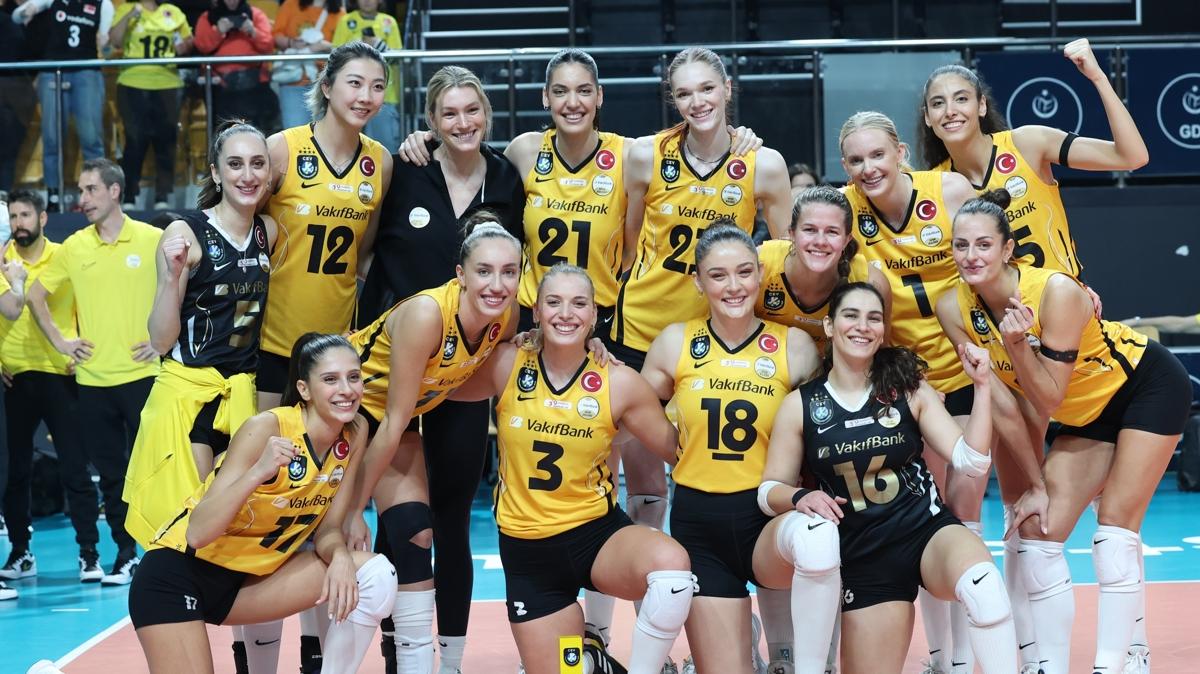 VakfBank'n eyrek finalde rakibi Fenerbahe