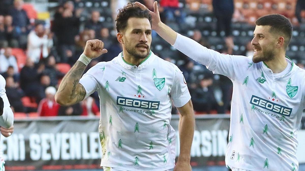 Boluspor deplasmanda 2 golle galip geldi