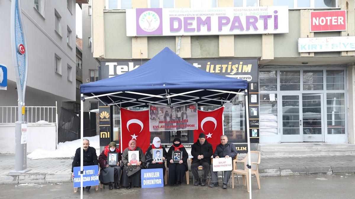 Muşlu acılı ailelerden evlatlarına çağrı