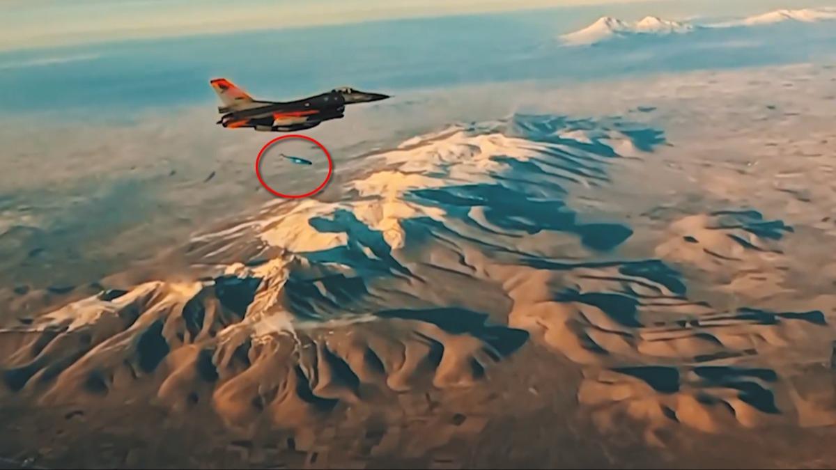 Trkiye'nin bugne kadar ki en hzls! GZDE, F-16'dan atelendi