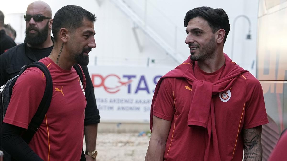 Galatasaray kafilesi Antalya'da