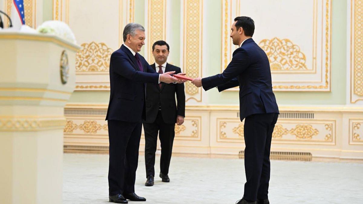 Takent Bykelisi Uluta, Mirziyoyev'e gven mektubunu sundu