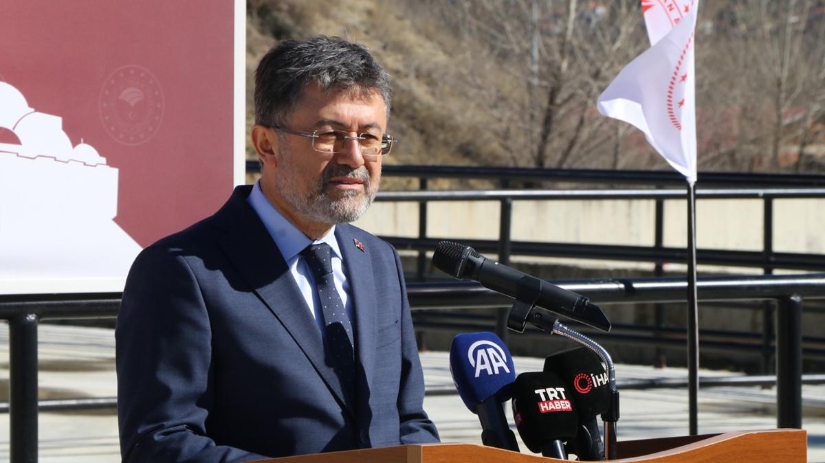 Bakan Yumakl: Bu topraklarn rettii her eye ok ihtiyacmz var