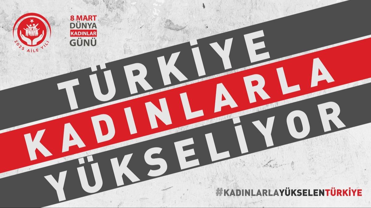 Bakanlktan ''Kadnlarla Ykselen Trkiye'' paylam