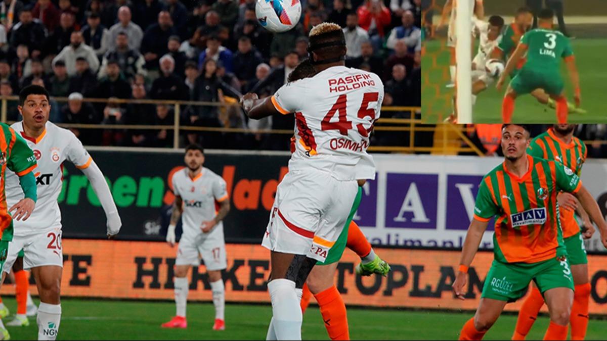 Galatasaray penalt bekledi! te o pozisyon