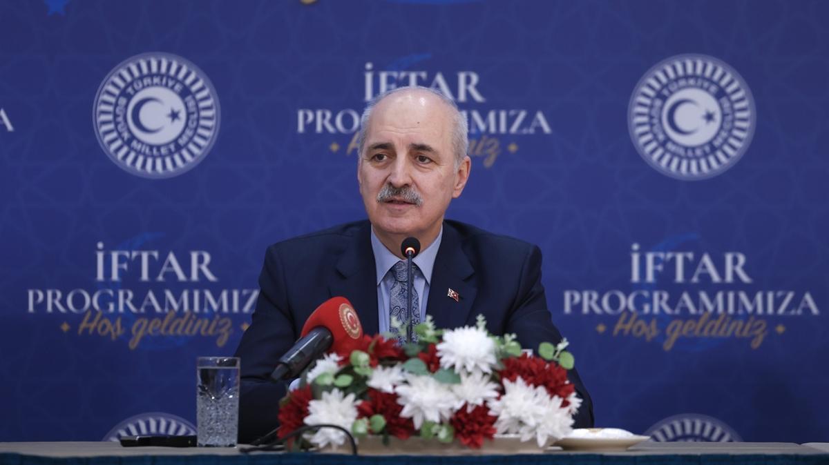 TBMM Bakan Kurtulmu: mral sreciyle yeni anayasa almalarnn birbiriyle balants yoktur