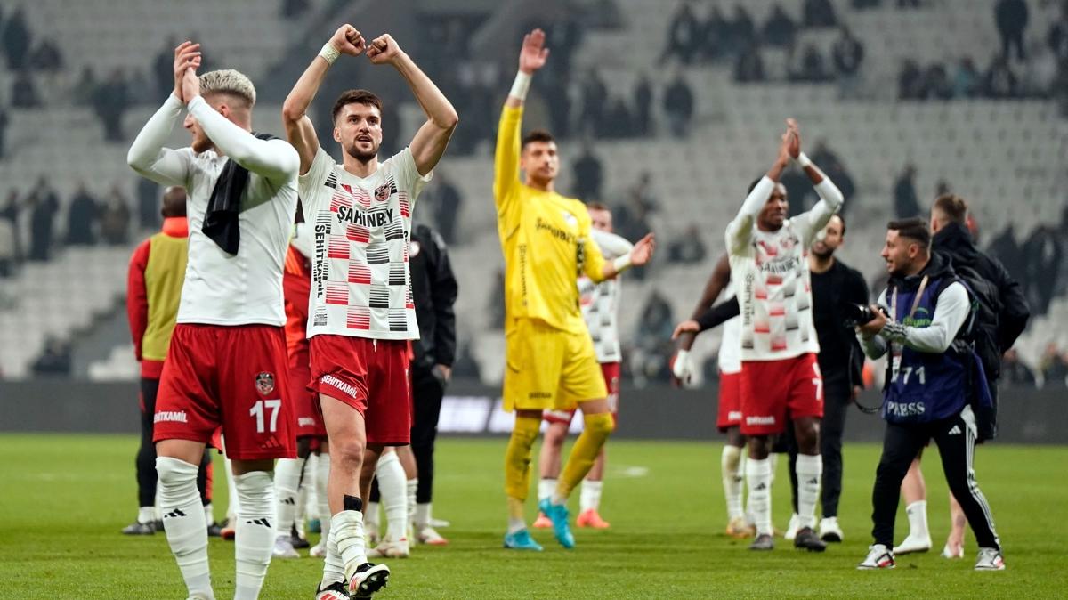 Gaziantep FK'nin deplasman kabusu Dolmabahe'de sona erdi