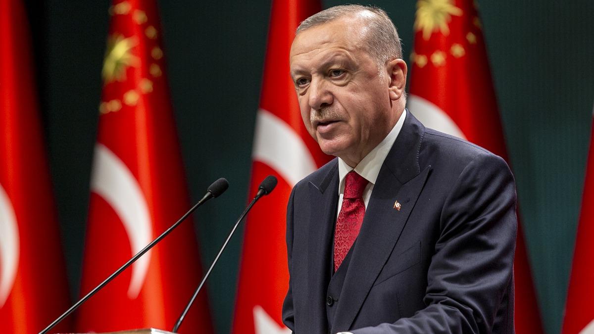 Cumhurbakan Erdoan'dan ''12 Mart'' mesaj