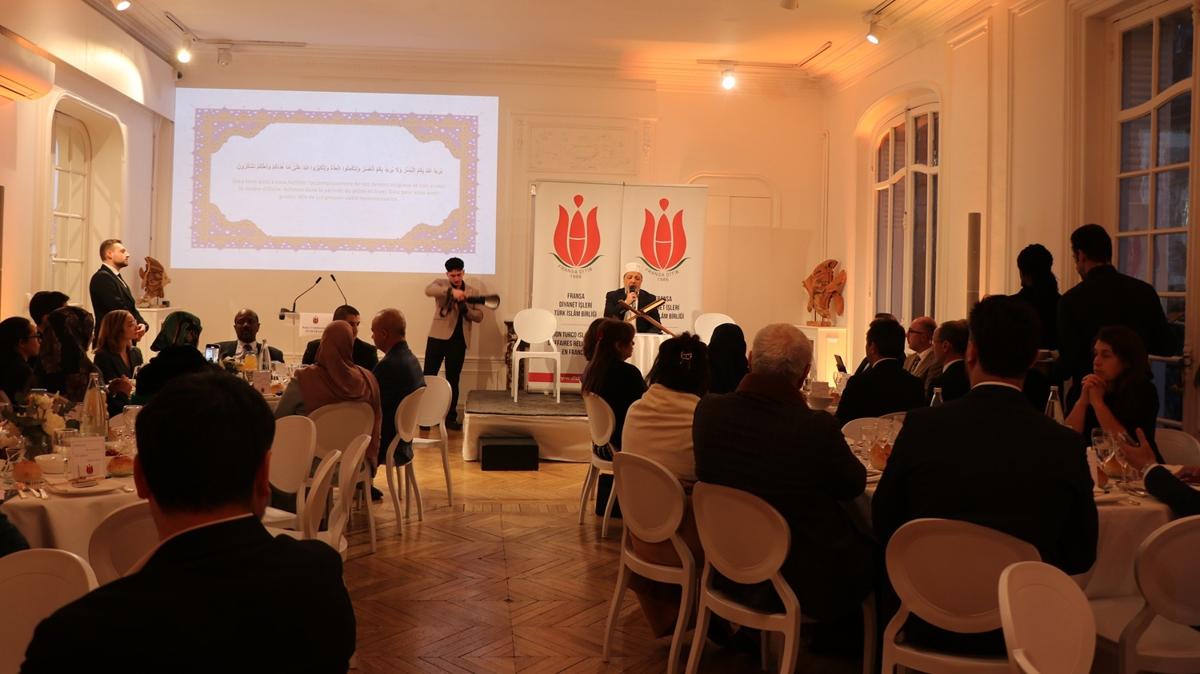 DTB'ten Fransa geleneksel iftar
