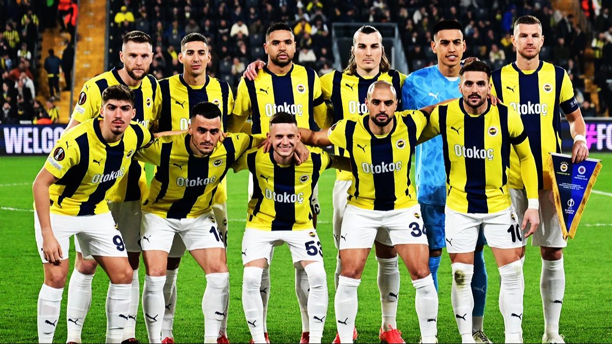 Fenerbahe'nin Rangers ma kadrosu belli oldu! O isimler yer almad