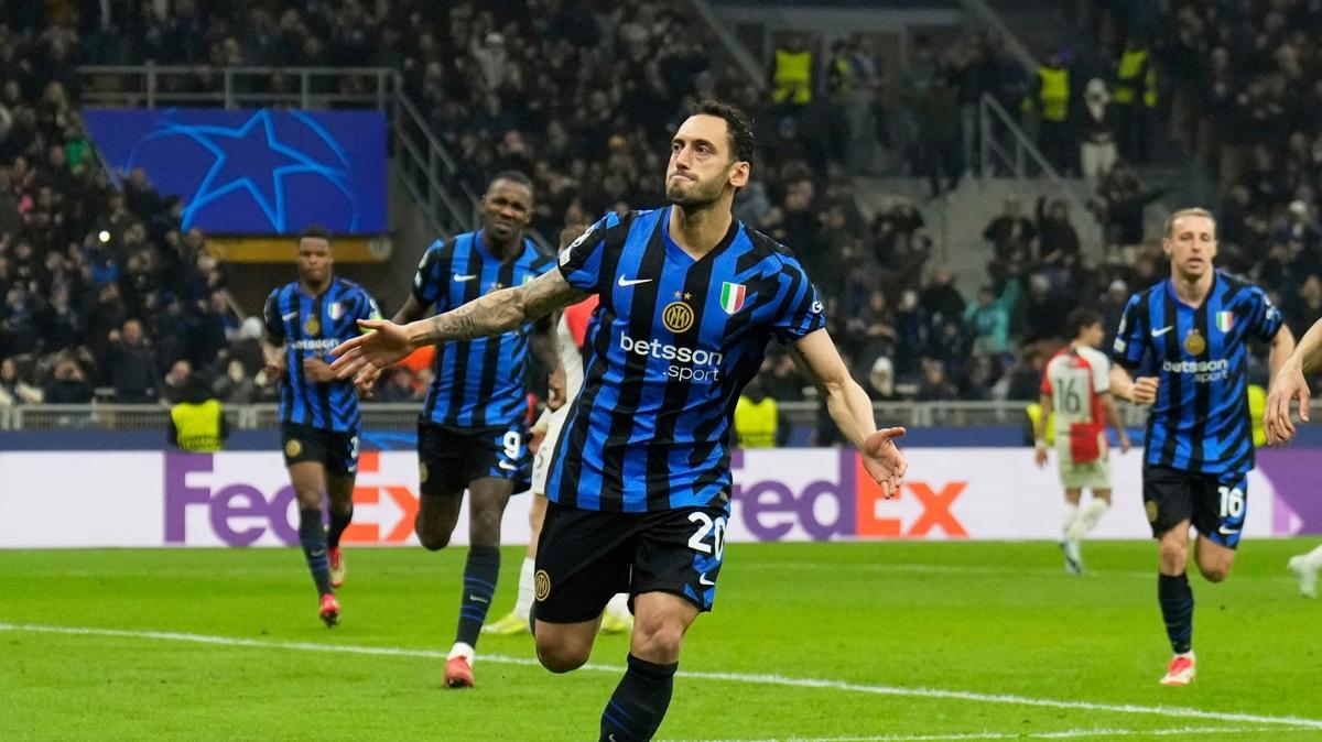 Hakan alhanolu tarihe geti! Inter turu atlad