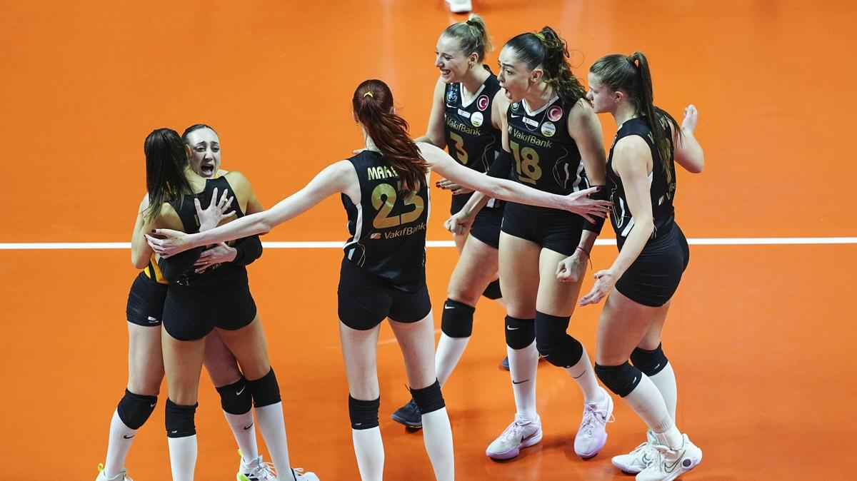 ampiyonlar Ligi'ndeki Trk derbisinde kazanan VakfBank