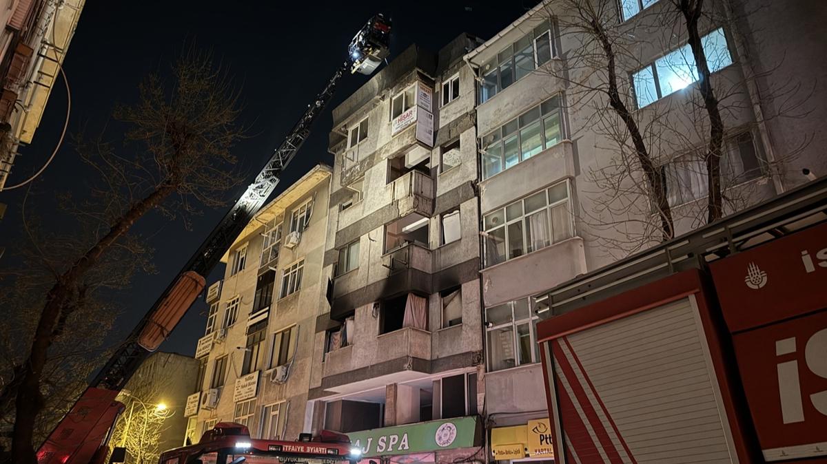 Kartal'da metruk binada yangn