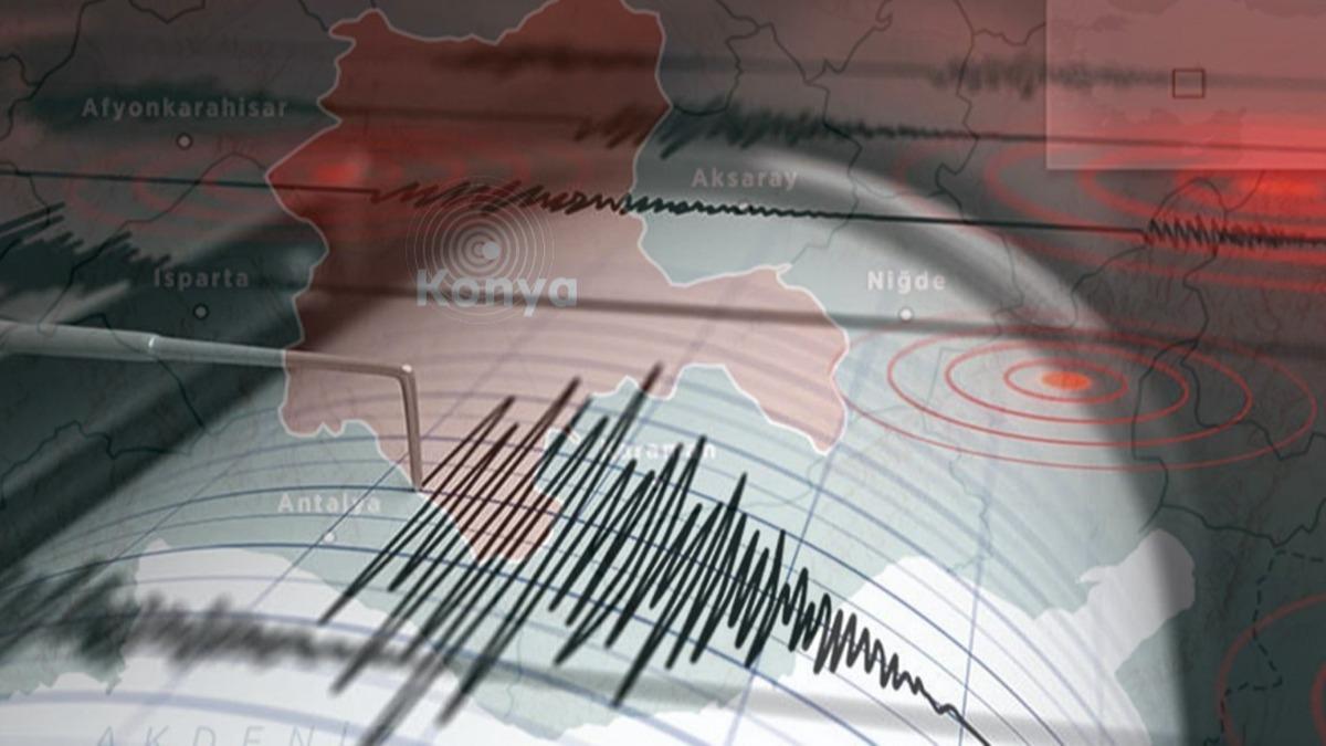 Konya'da 4.2 byklnde deprem 