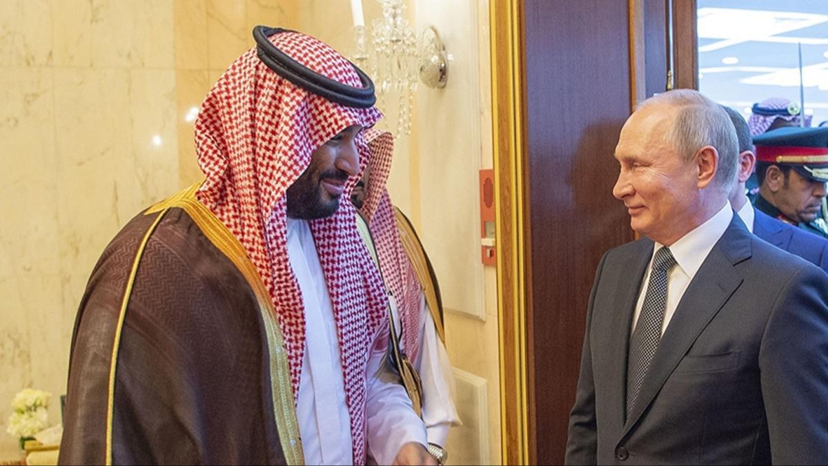 Putin ile Muhammed bin Selman grt