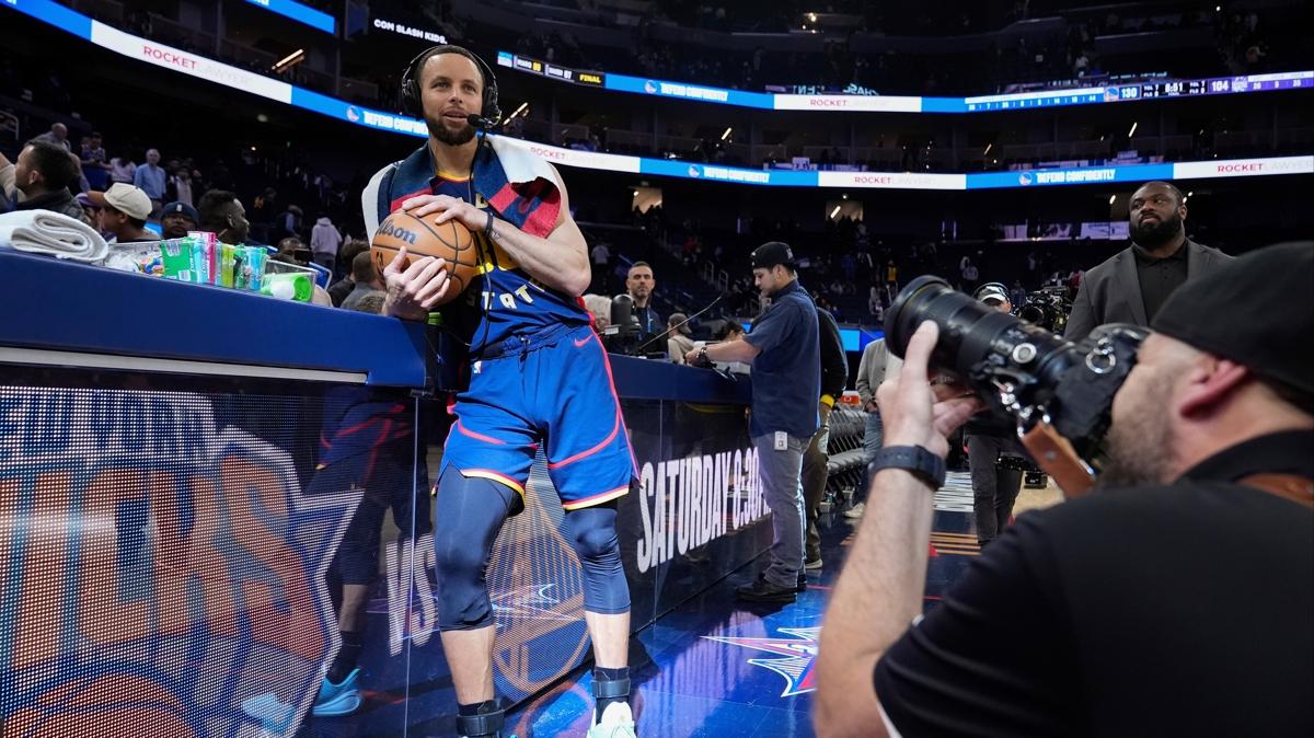 Stephen Curry tarihe geti
