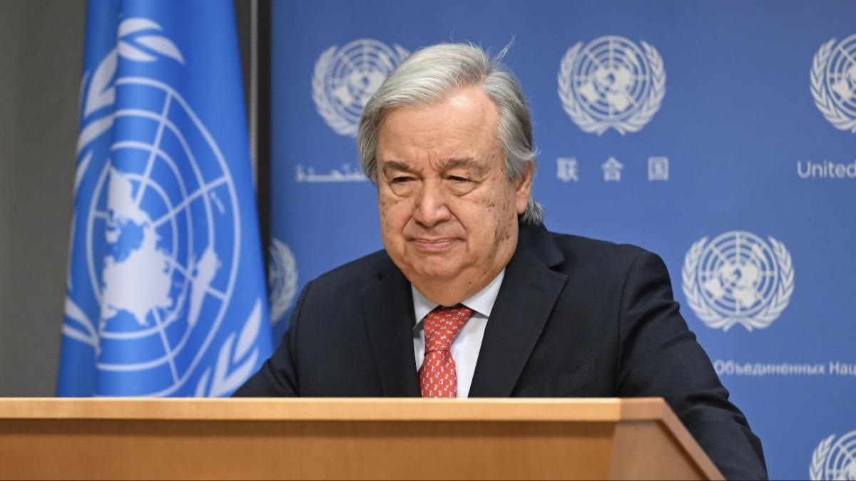 Guterres'den Mslman kartl hakknda aklama