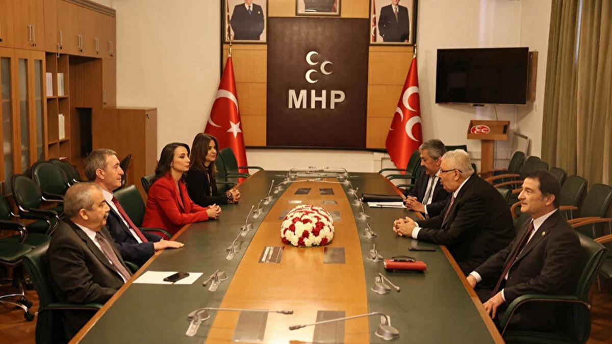 Terrsz Trkiye srecine adm adm: DEM Parti'den AK Parti ve MHP'ye ziyaret