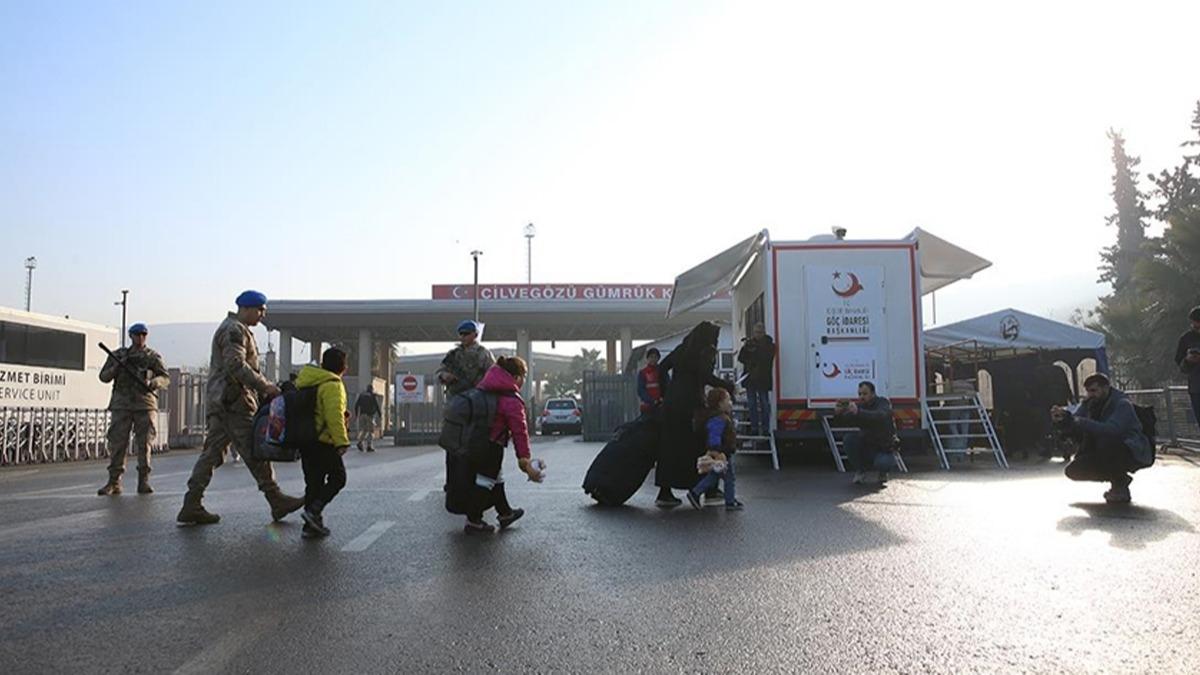 Ka Suriyeli lkesine dnd? Resmi rakam akland
